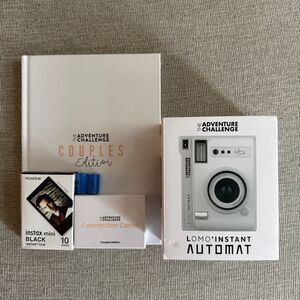 The Adventure Challenge Couples Kit with White Lomo'Instant Automat Camera